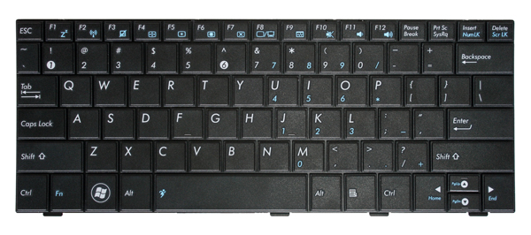 Tastiera estesa del netook Asus Eee PC 1008ha